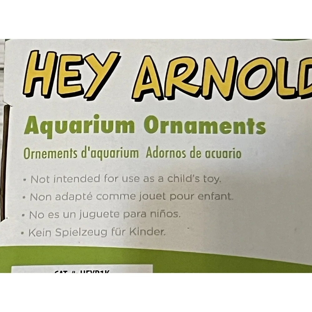 Penn Plax Hey Arnold ! Aquarium Ornaments 3pk Nickelodeon Fish Tank‎ Statues NEW